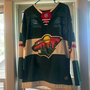 Jason Zucker Official Wild Jersey